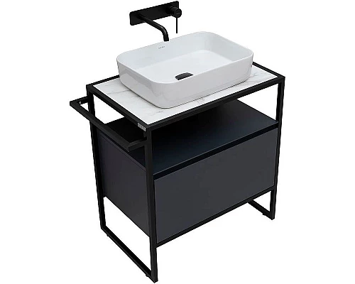 Приобрести Тумба под раковину Allen Brau Priority 70 1.31001.AM Антрацит матовый в магазине сантехники Santeh-Crystal.ru