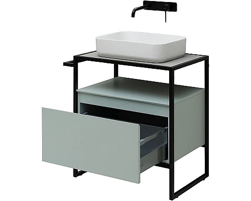 Приобрести Тумба под раковину Allen Brau Priority 70 1.31001.PWM Папирус матовый в магазине сантехники Santeh-Crystal.ru