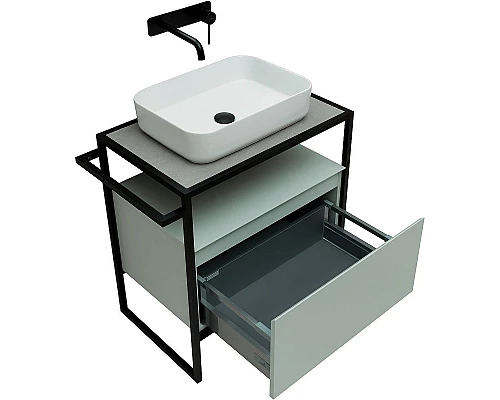 Приобрести Тумба под раковину Allen Brau Priority 70 1.31001.PWM Папирус матовый в магазине сантехники Santeh-Crystal.ru