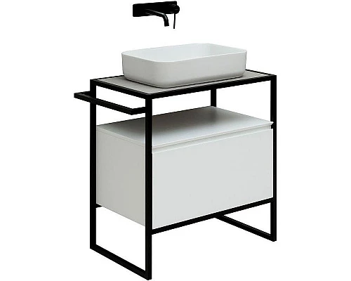 Заказать Тумба под раковину Allen Brau Priority 70 1.31001.WM Белая матовая в магазине сантехники Santeh-Crystal.ru