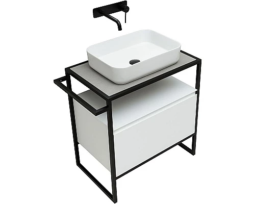 Заказать Тумба под раковину Allen Brau Priority 70 1.31001.WM Белая матовая в магазине сантехники Santeh-Crystal.ru