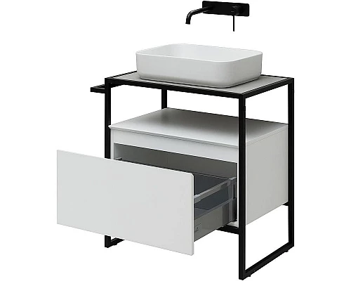 Заказать Тумба под раковину Allen Brau Priority 70 1.31001.WM Белая матовая в магазине сантехники Santeh-Crystal.ru