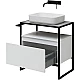Заказать Тумба под раковину Allen Brau Priority 70 1.31001.WM Белая матовая в магазине сантехники Santeh-Crystal.ru