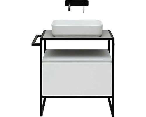 Заказать Тумба под раковину Allen Brau Priority 70 1.31001.WM Белая матовая в магазине сантехники Santeh-Crystal.ru