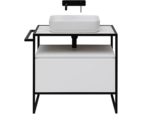 Заказать Тумба под раковину Allen Brau Priority 80 1.31002.WM Белая матовая в магазине сантехники Santeh-Crystal.ru