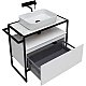 Заказать Тумба под раковину Allen Brau Priority 80 1.31002.WM Белая матовая в магазине сантехники Santeh-Crystal.ru