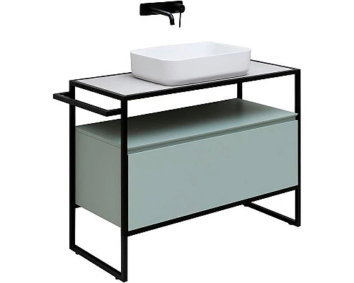 Приобрести Тумба под раковину Allen Brau Priority 100 1.31003.PWM Папирус матовый в магазине сантехники Santeh-Crystal.ru