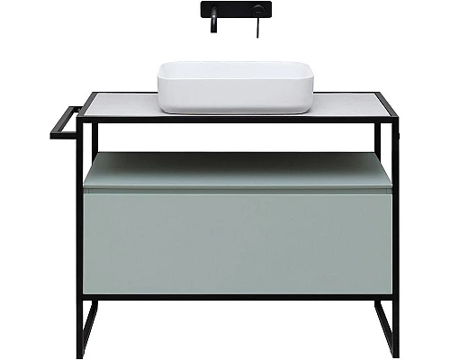 Приобрести Тумба под раковину Allen Brau Priority 100 1.31003.PWM Папирус матовый в магазине сантехники Santeh-Crystal.ru