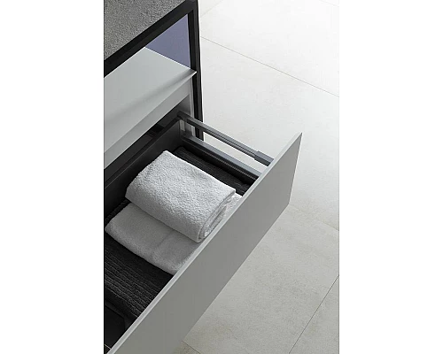 Купить Тумба под раковину Allen Brau Priority 100 1.31003.WM Белая матовая в магазине сантехники Santeh-Crystal.ru