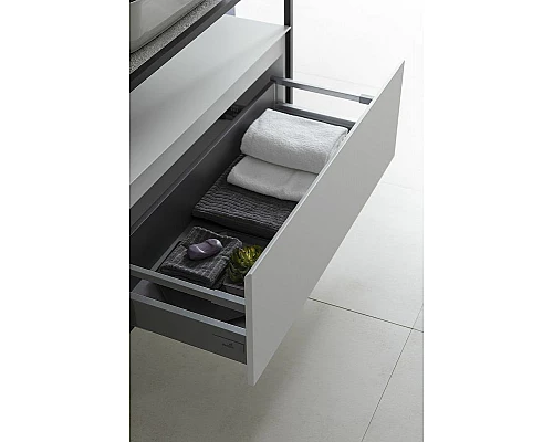 Купить Тумба под раковину Allen Brau Priority 100 1.31003.WM Белая матовая в магазине сантехники Santeh-Crystal.ru