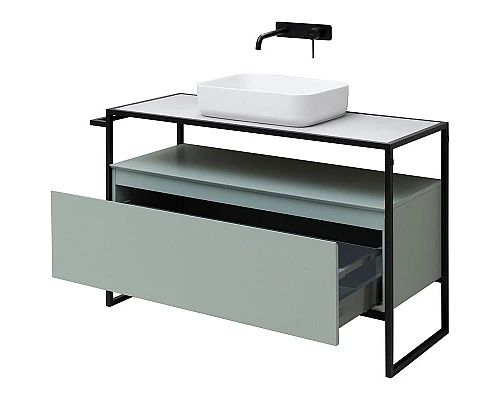 Заказать Тумба под раковину Allen Brau Priority 120 1.31004.PWM Папирус матовый в магазине сантехники Santeh-Crystal.ru