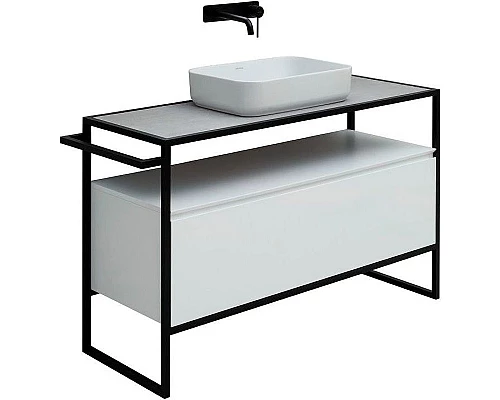 Купить Тумба под раковину Allen Brau Priority 120 1.31004.WM Белая матовая в магазине сантехники Santeh-Crystal.ru