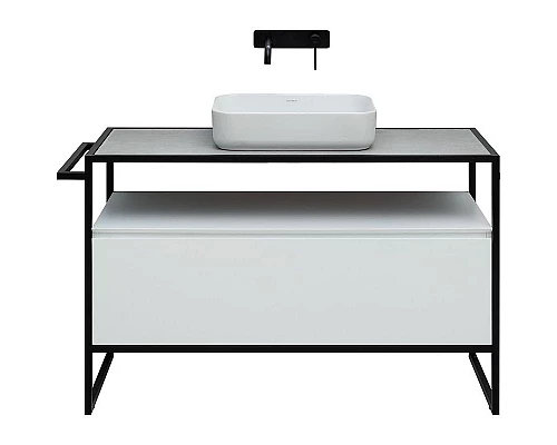 Купить Тумба под раковину Allen Brau Priority 120 1.31004.WM Белая матовая в магазине сантехники Santeh-Crystal.ru