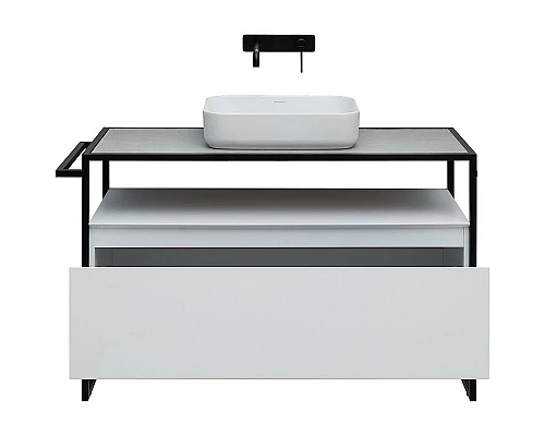 Купить Тумба под раковину Allen Brau Priority 120 1.31004.WM Белая матовая в магазине сантехники Santeh-Crystal.ru