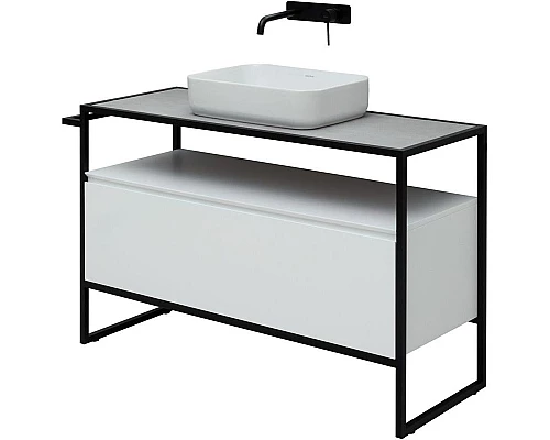 Купить Тумба под раковину Allen Brau Priority 120 1.31004.WM Белая матовая в магазине сантехники Santeh-Crystal.ru