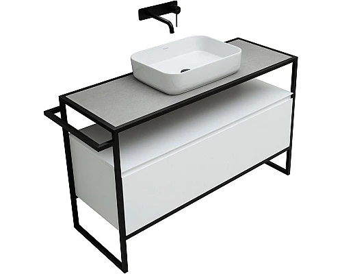 Купить Тумба под раковину Allen Brau Priority 120 1.31004.WM Белая матовая в магазине сантехники Santeh-Crystal.ru