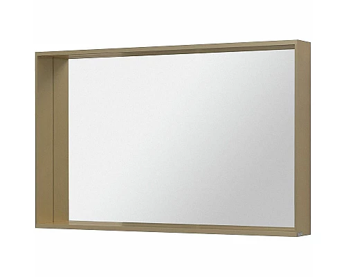 Приобрести Зеркало Allen Brau Reality 120 1.32021.03 с подсветкой Латунь браш с сенсорным выключателем в магазине сантехники Santeh-Crystal.ru