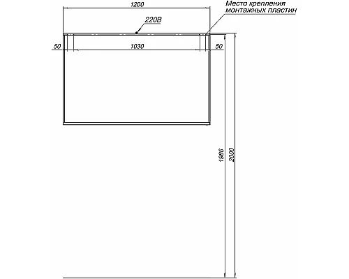 Приобрести Зеркало Allen Brau Reality 120 1.32021.03 с подсветкой Латунь браш с сенсорным выключателем в магазине сантехники Santeh-Crystal.ru