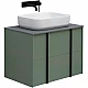 Заказать Тумба под раковину Allen Brau Reality 70 1.32004.CGM подвесная Олива матовая в магазине сантехники Santeh-Crystal.ru