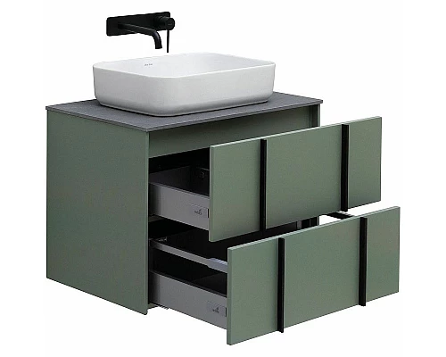 Заказать Тумба под раковину Allen Brau Reality 70 1.32004.CGM подвесная Олива матовая в магазине сантехники Santeh-Crystal.ru