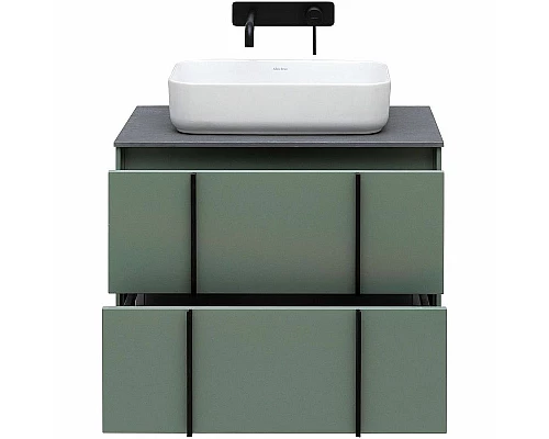 Заказать Тумба под раковину Allen Brau Reality 70 1.32004.CGM подвесная Олива матовая в магазине сантехники Santeh-Crystal.ru
