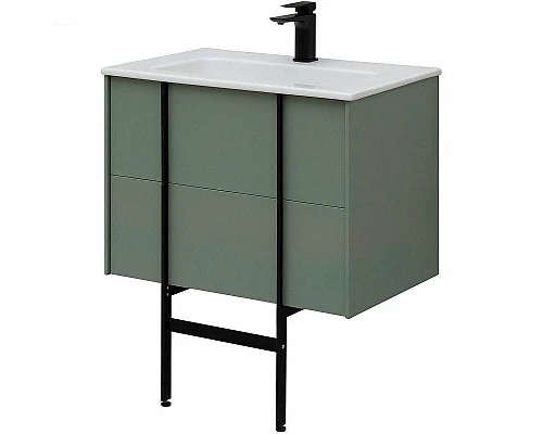 Заказать Тумба под раковину Allen Brau Reality 70 1.32004.CGM подвесная Олива матовая в магазине сантехники Santeh-Crystal.ru