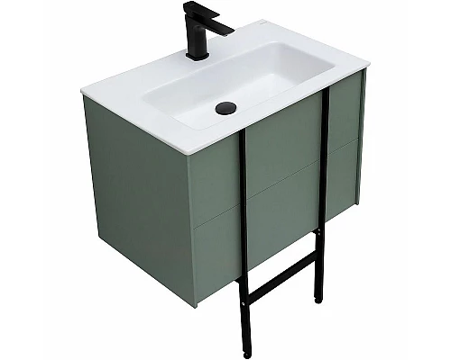 Заказать Тумба под раковину Allen Brau Reality 70 1.32004.CGM подвесная Олива матовая в магазине сантехники Santeh-Crystal.ru