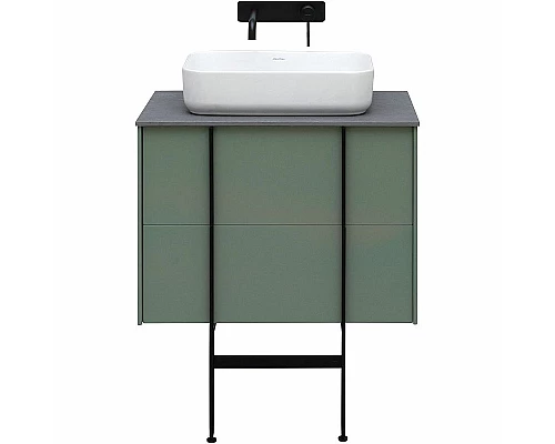 Заказать Тумба под раковину Allen Brau Reality 70 1.32004.CGM подвесная Олива матовая в магазине сантехники Santeh-Crystal.ru