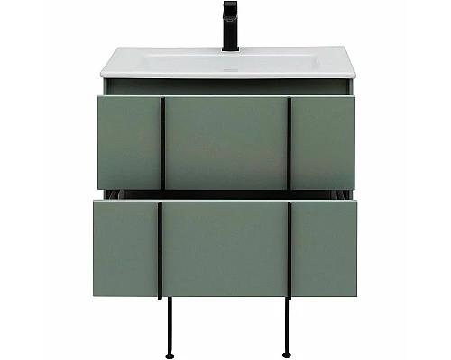 Заказать Тумба под раковину Allen Brau Reality 70 1.32004.CGM подвесная Олива матовая в магазине сантехники Santeh-Crystal.ru