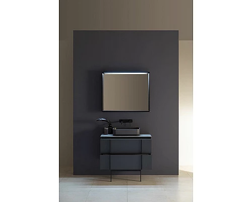 Заказать Тумба под раковину Allen Brau Reality 80 1.32005.AM подвесная Антрацит матовый в магазине сантехники Santeh-Crystal.ru