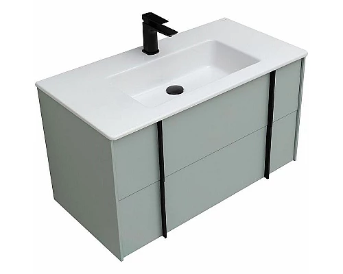 Купить Тумба под раковину Allen Brau Reality 90 1.32006.PWM подвесная Папирус матовый в магазине сантехники Santeh-Crystal.ru