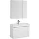 Купить Комплект мебели для ванной Aquanet Йорк 85 203644 подвесной Белый глянец в магазине сантехники Santeh-Crystal.ru