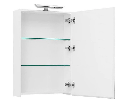 Приобрести Зеркальный шкаф Aquanet Йорк 60 R 202087 Белый в магазине сантехники Santeh-Crystal.ru