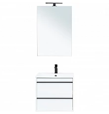 Комплект мебели для ванной Aquanet Lino 60 271951 подвесной Белый матовый
