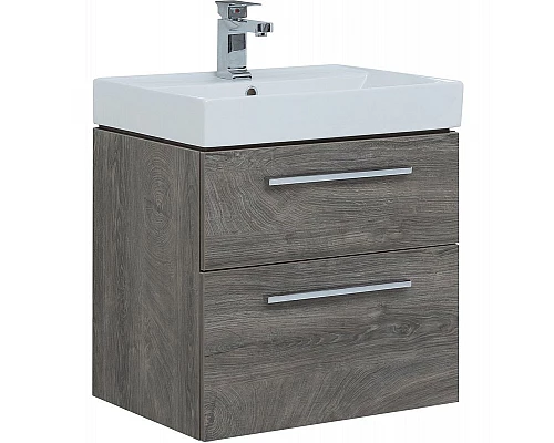 Заказать Комплект мебели для ванной Aquanet Nova 60 246281 подвесной Дуб рошелье в магазине сантехники Santeh-Crystal.ru