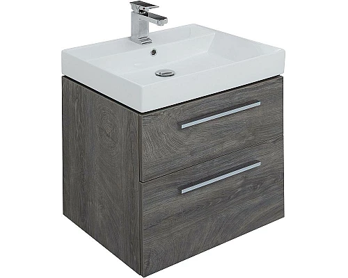 Заказать Комплект мебели для ванной Aquanet Nova 60 246281 подвесной Дуб рошелье в магазине сантехники Santeh-Crystal.ru