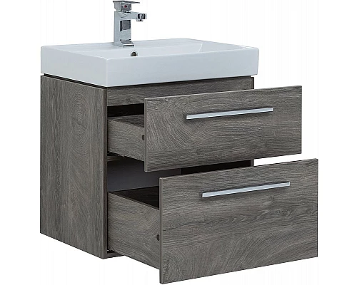 Заказать Комплект мебели для ванной Aquanet Nova 60 246281 подвесной Дуб рошелье в магазине сантехники Santeh-Crystal.ru