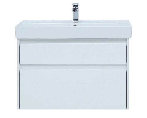 Заказать Тумба под раковину Aquanet Nova Lite 90 242268 подвесная Белая в магазине сантехники Santeh-Crystal.ru