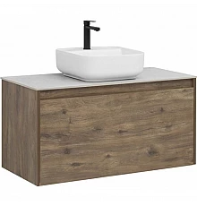 Тумба под раковину Aquanet Nova Lite 100 249520 подвесная Дуб рустикальный