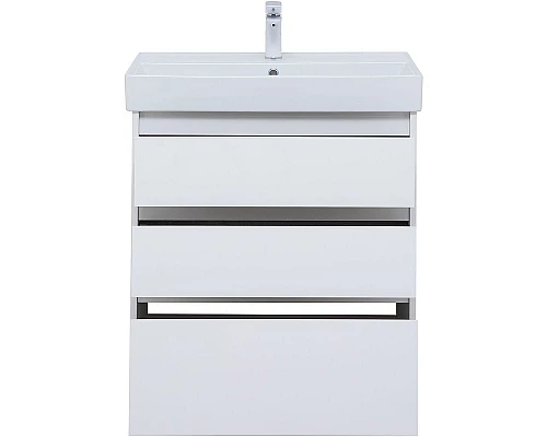 Приобрести Тумба под раковину Aquanet Nova Lite 75 302472 Белый глянец в магазине сантехники Santeh-Crystal.ru