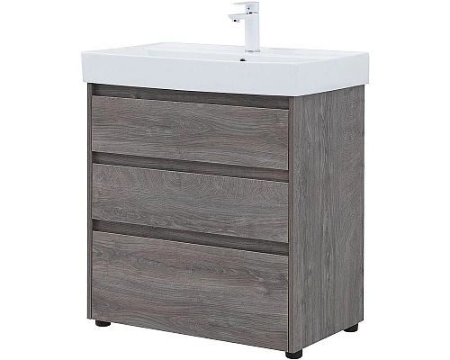 Приобрести Тумба под раковину Aquanet Nova Lite 75 302473 Дуб рошелье в магазине сантехники Santeh-Crystal.ru