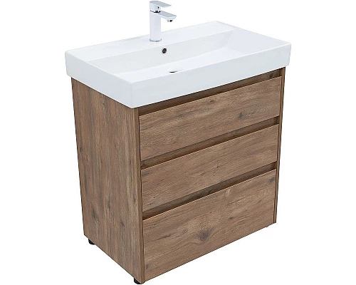 Приобрести Тумба под раковину Aquanet Nova Lite 75 302474 Дуб рустикальный в магазине сантехники Santeh-Crystal.ru