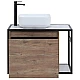 Заказать Тумба под раковину Aquanet Nova Lite Loft 75L 261658 подвесная Дуб рустикальный в магазине сантехники Santeh-Crystal.ru