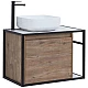 Заказать Тумба под раковину Aquanet Nova Lite Loft 75L 261658 подвесная Дуб рустикальный в магазине сантехники Santeh-Crystal.ru