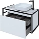 Приобрести Тумба под раковину Aquanet Nova Lite Loft 90R 261651 подвесная Белый глянец в магазине сантехники Santeh-Crystal.ru