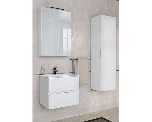 Заказать Тумба под раковину Aquanet Алвита 60 184301 подвесная Белая в магазине сантехники Santeh-Crystal.ru