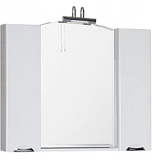 Зеркало со шкафом Aquanet Асти 105 178242 Белое