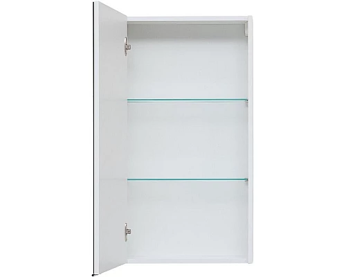 Купить Зеркальный шкаф Aquanet Августа 50 210007 Белый в магазине сантехники Santeh-Crystal.ru