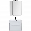 Комплект мебели для ванной Aquanet Августа 75 225246 подвесной Белый