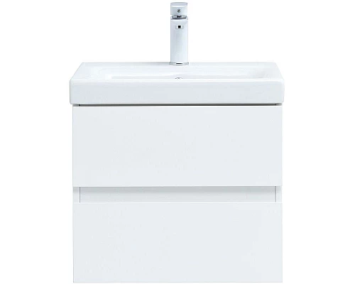 Заказать Тумба под раковину Aquanet Беркли 50 302347 подвесная Белый глянец в магазине сантехники Santeh-Crystal.ru
